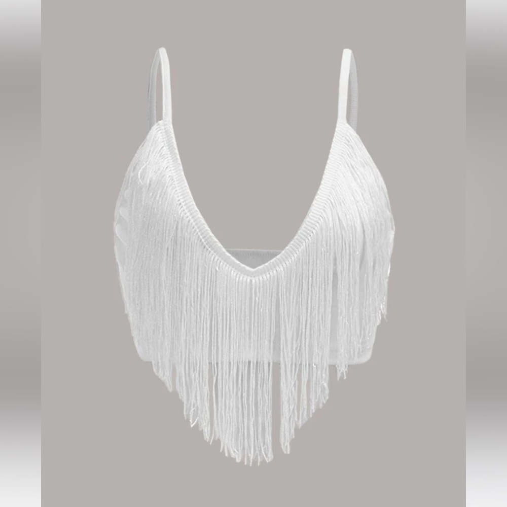 Fringe cami top